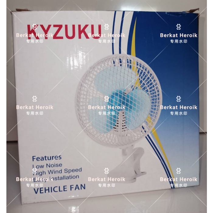 Terlaris Kipas Angin Mobil Minibus Truk 24 Volt Model Jepit