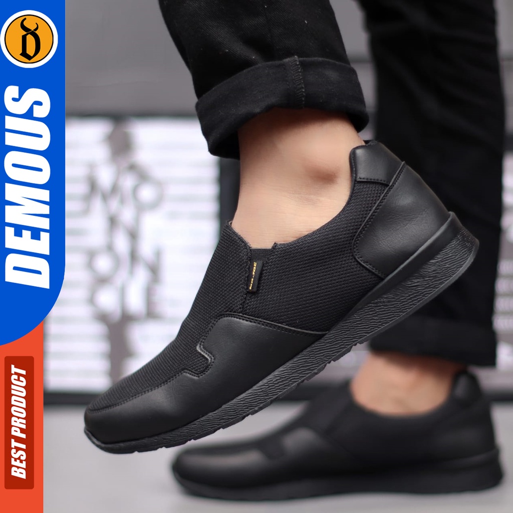 DEMOUS Chizuru - Sepatu Sneakers Casual Tali Pria
