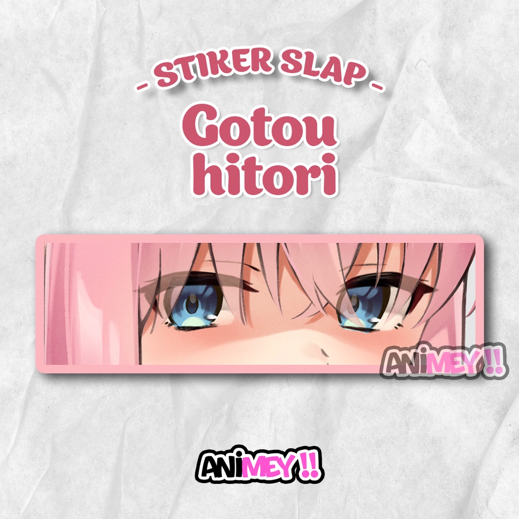 

Stiker Slap Gotou Bocchi The Rock / Sticker Slap Anime Waterproof