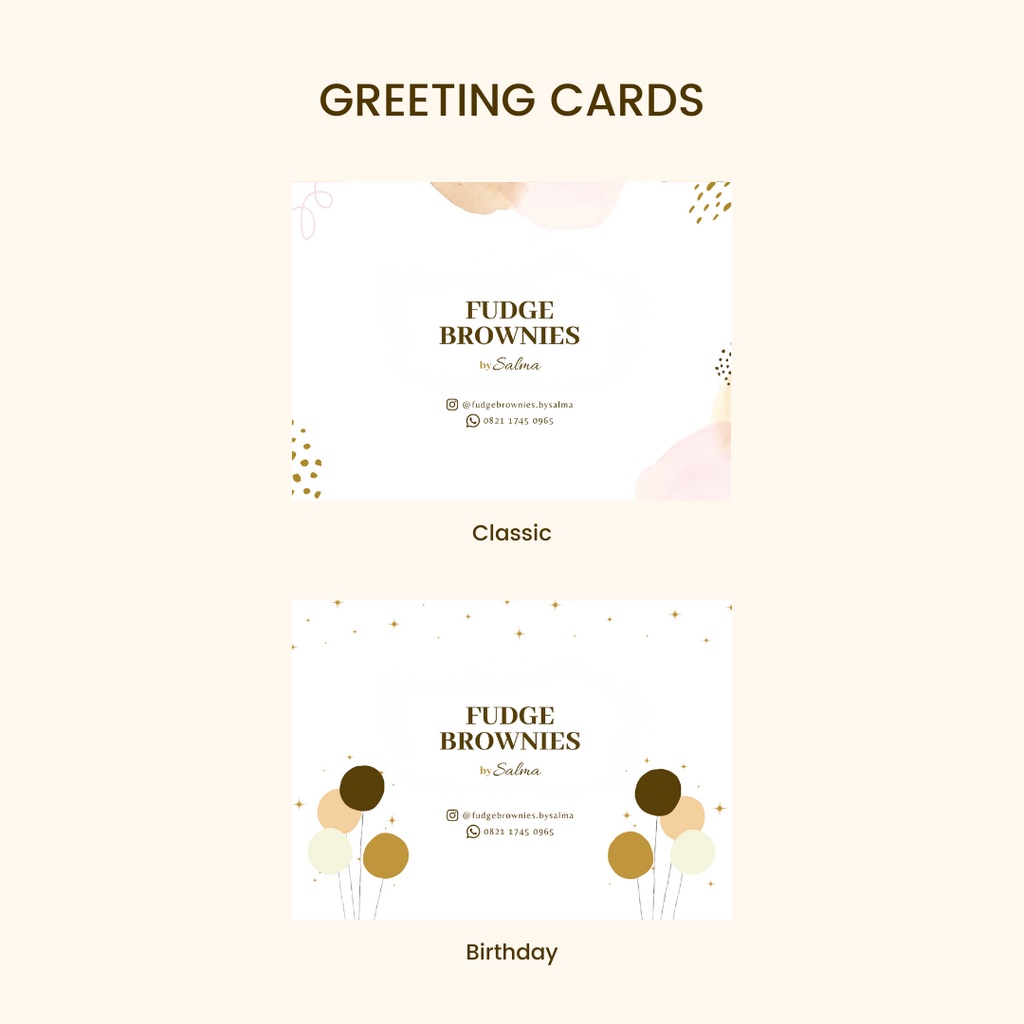 

ADDITIONAL HANDWRITTEN GREETING CARDS