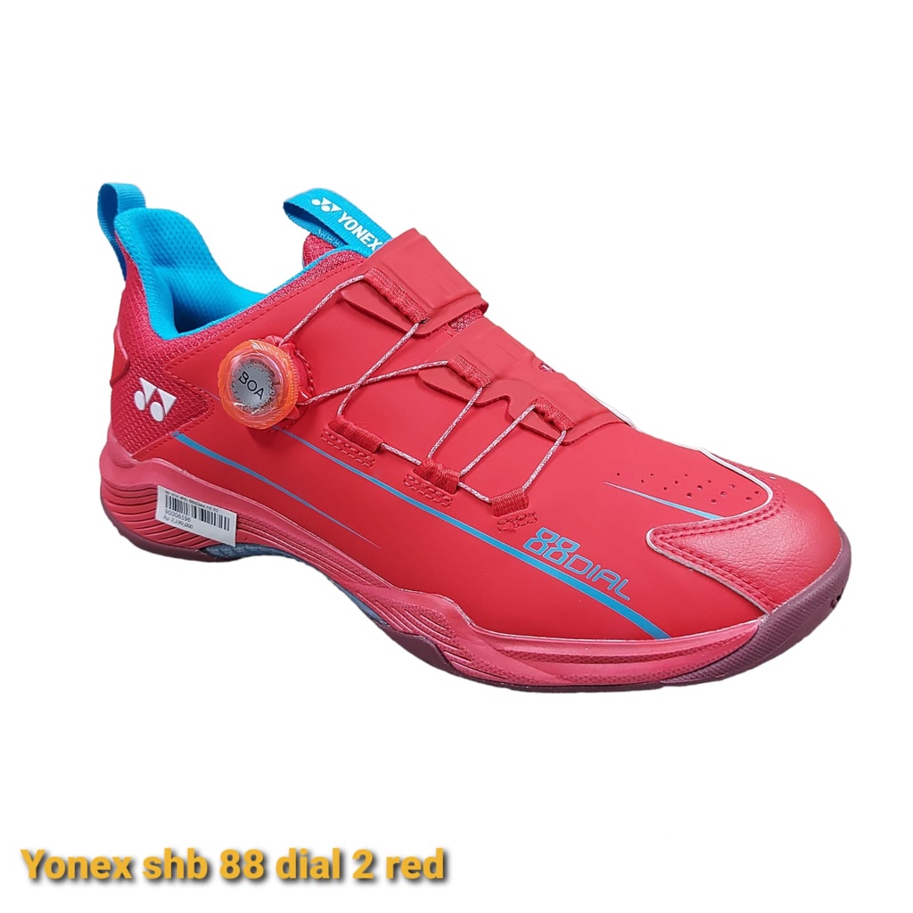 Sepatu badminton yonex shb 88 dial red