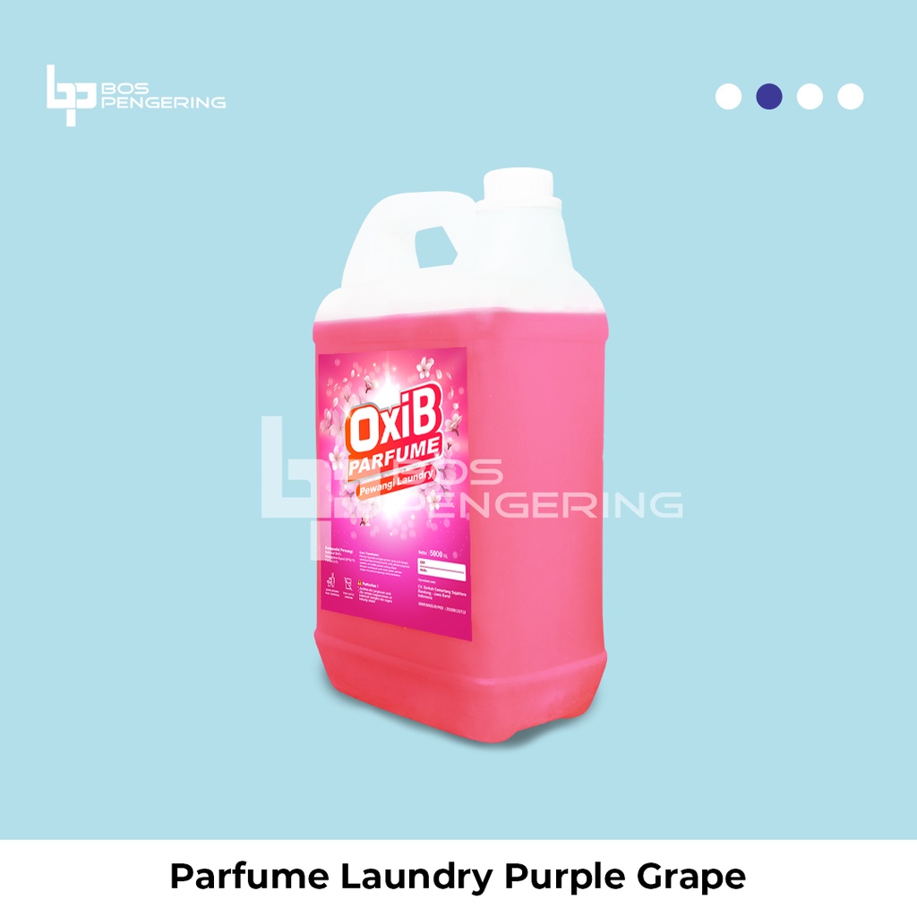Pewangi Pakaian Laundry - OxiB Parfum Aroma Purple Grape 5Liter Fresh Wangi Tahan Lama