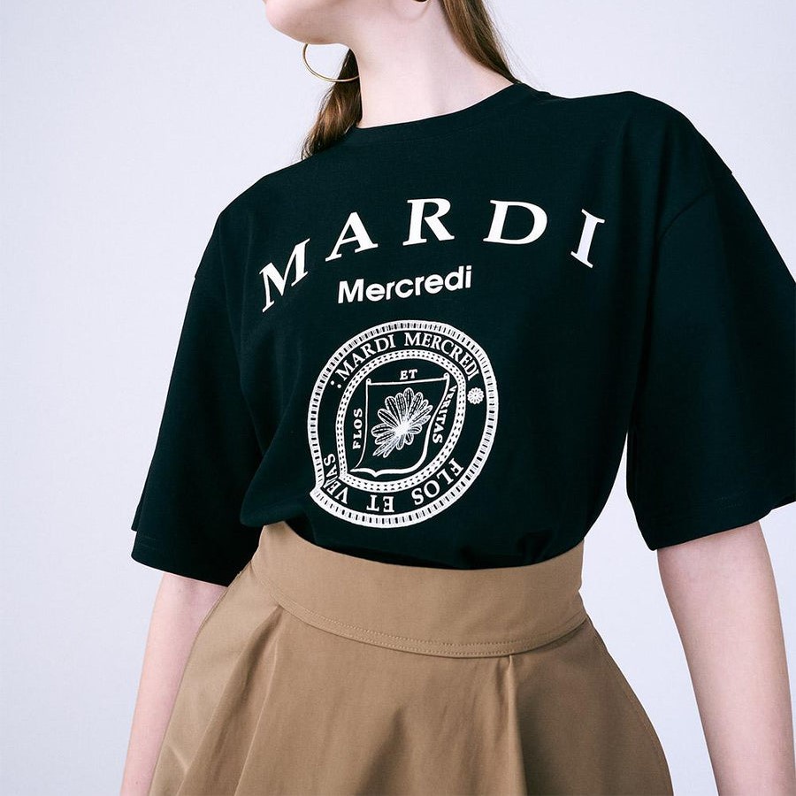 Mardi Univ Tee Black / White