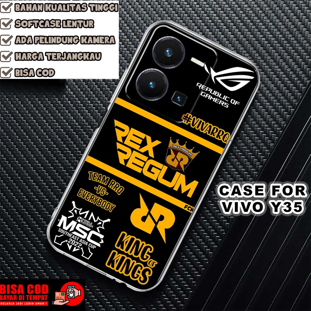 CASE VIVO Y35 2022 MOTIF [ESPORT1] TERLARIS CASING VIVO Y35 TERBARU CLEAR CASE PROTECTED CAMERA SOFT