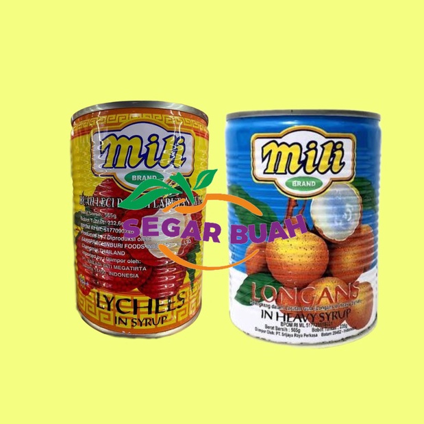 Mili Longan dan Leci Kaleng 565 gr