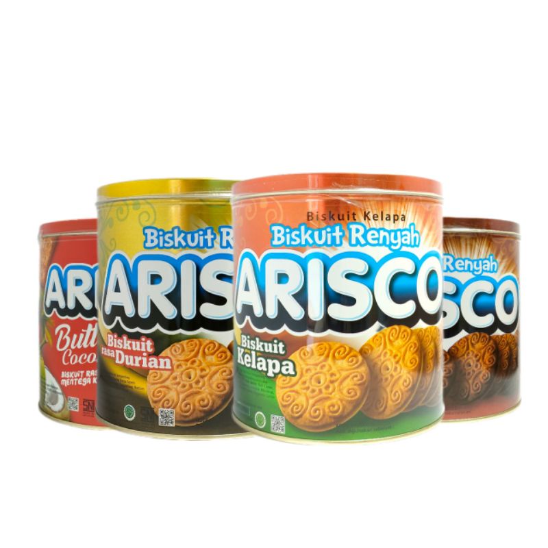 Arisco Biskuit Kaleng All Varian 300 Gr
