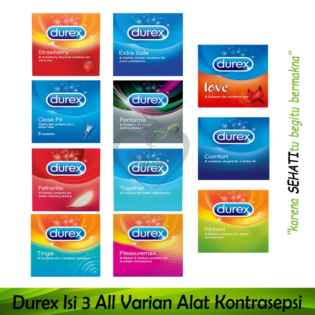 KONDOM DUREX EXTRA SAFE 3S PRIVASI AMAN