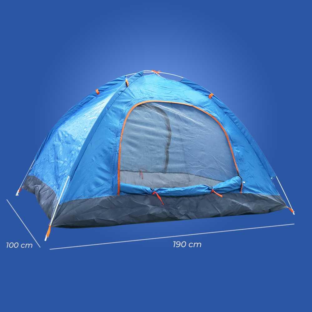 Tenda Camping Lipat Otomatis Quick Open Waterproof Breathable - KH001 - Blue