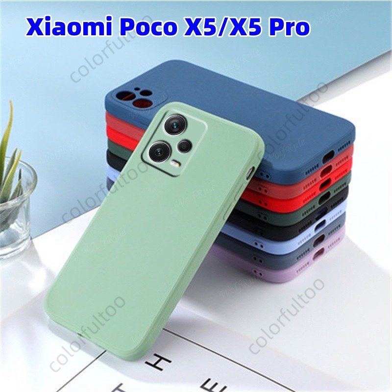 Soft Case Poco X5 5G Poco X5 Pro 5G Liquid Silikon Candy Macaron Bludru