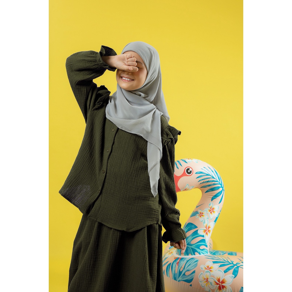 Cottoncut Ninda set Skirt - Setelan rok anak perempuan