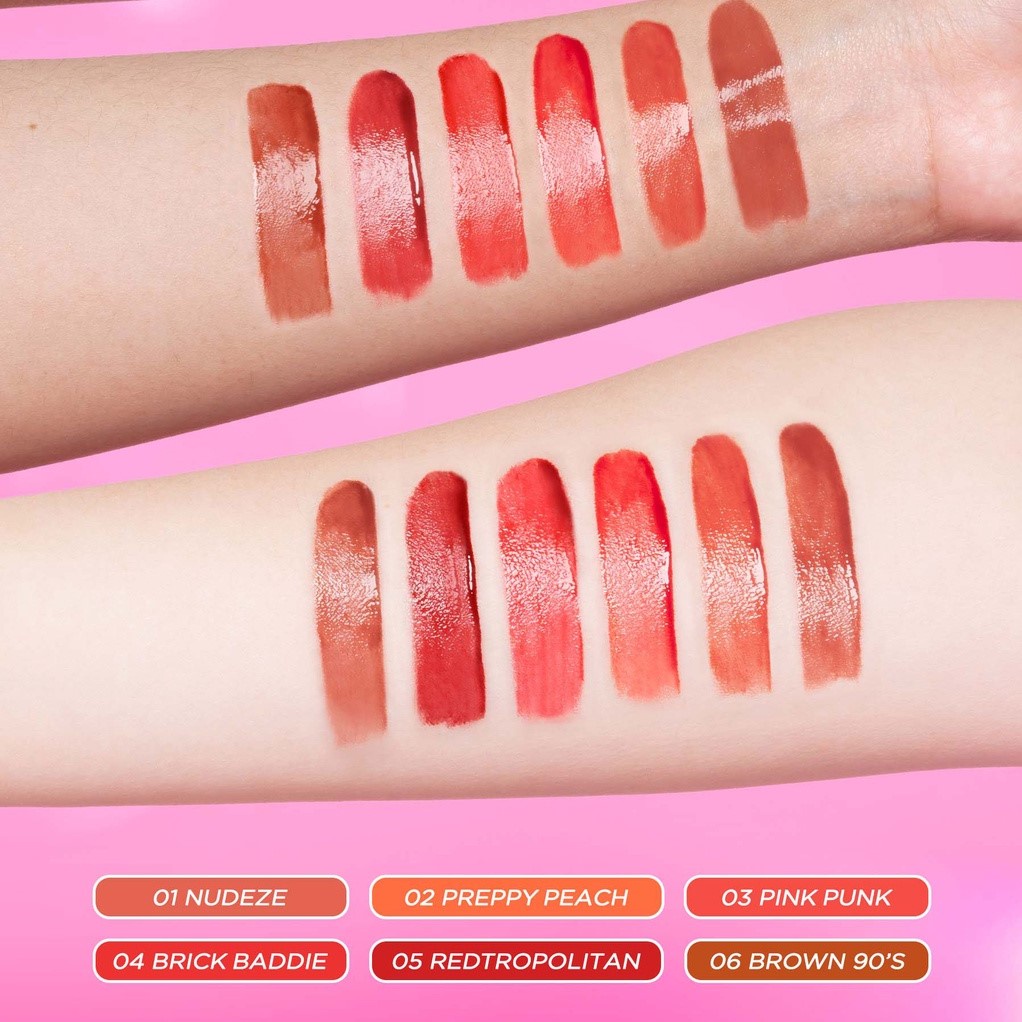 (READY &amp; ORI) DAZZLE ME GLOSSIP GIRL HIGH PIGMENTED LIP CREAM BPOM