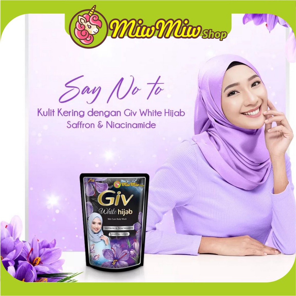 GIV Parfumed Beauty Soap &amp; GIV WHITE Liquid Body Wash (Sabun Mandi Cair) Refill Pouch
