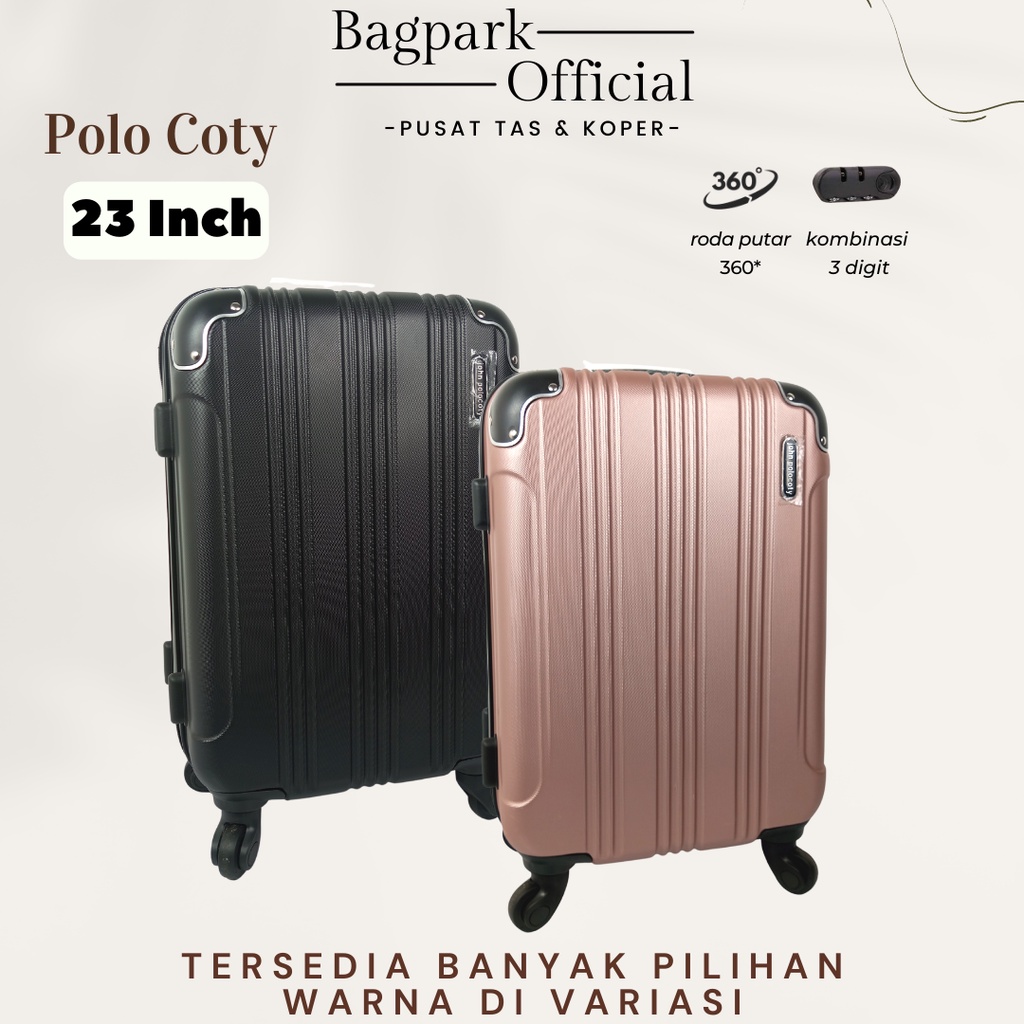 Koper Fiber Polo Coty 23 Inch / Koper Bagasi / Koper Import / Koper Murah / Koper Traveling / Koper Umroh