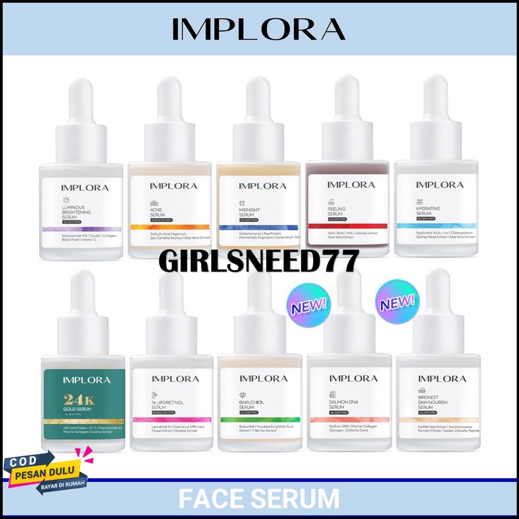 IMPLORA Serum Essence Wajah GIRLSNEED77