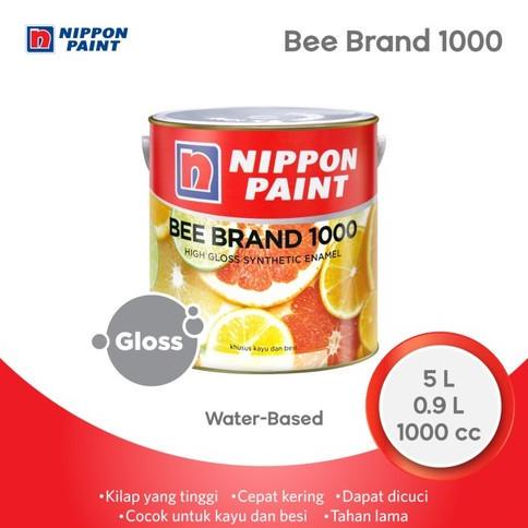 Sale Cat Minyak Kayu &amp; Besi Bee Brand 1000 Nippon Paint Termurah