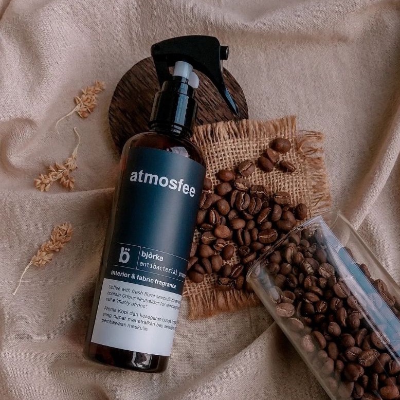 Bjorka Atmosfee Antibacterial Fabric Fragrance Parfum Pewangi Kain Interior