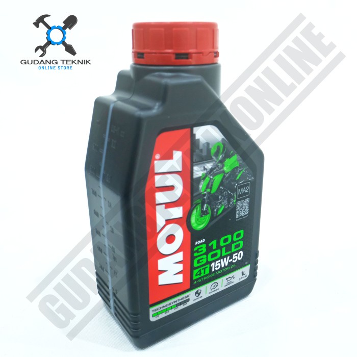 Oli Mesin 4 Tak 0.8L 1L 3100 GOLD 15W50 MOTUL / Oli Motor TECHNOSYNTHESE 800ML 1000ML 0.8Liter 1Liter 15W-50 MOTUL