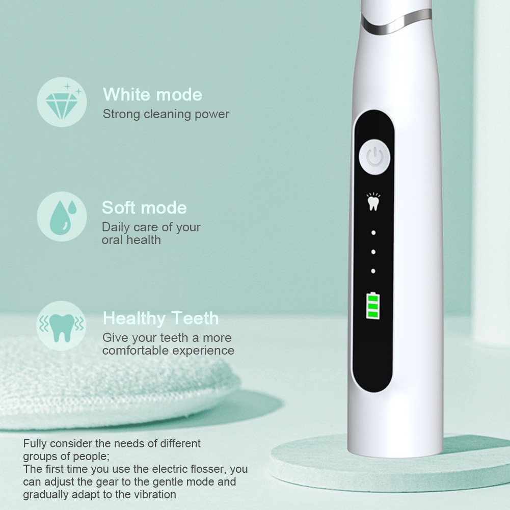 Dental Scaling Alat Pembersih Karang Gigi Sonic Elektrik 1 Set 3 Modes Perawatan Dan Pembersih Karang Gigi Dental Remover With Light