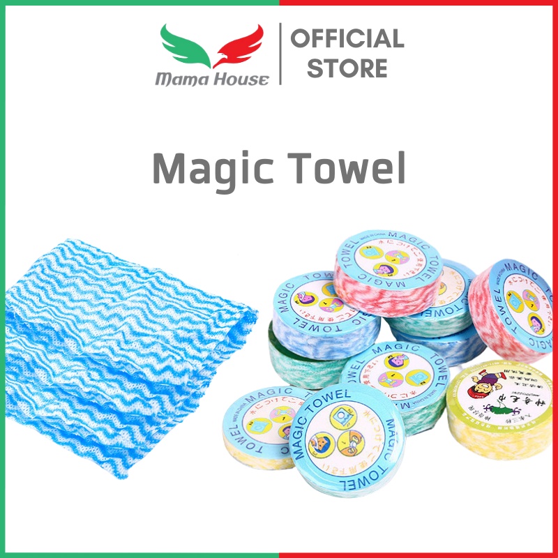[MH] Magic Towel Hand Towel Travel Handuk Kecil Press Travelling Ajaib
