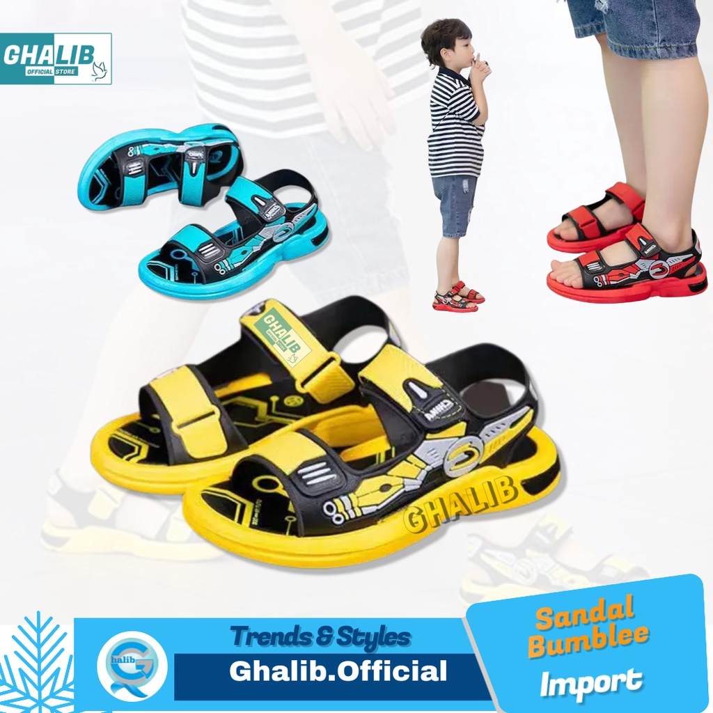 Sandal Sepatu Anak Cewek Cowok Import Bumblee Sandal Size 21-35 Usia 1-8 Tahun