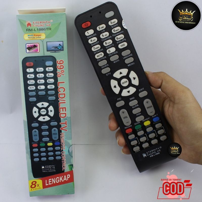 REMOT/REMOTE TV MULTI LED/LCD UNIVERSAL CHUNGHE 1886 POLYTRON SERBA GUNA