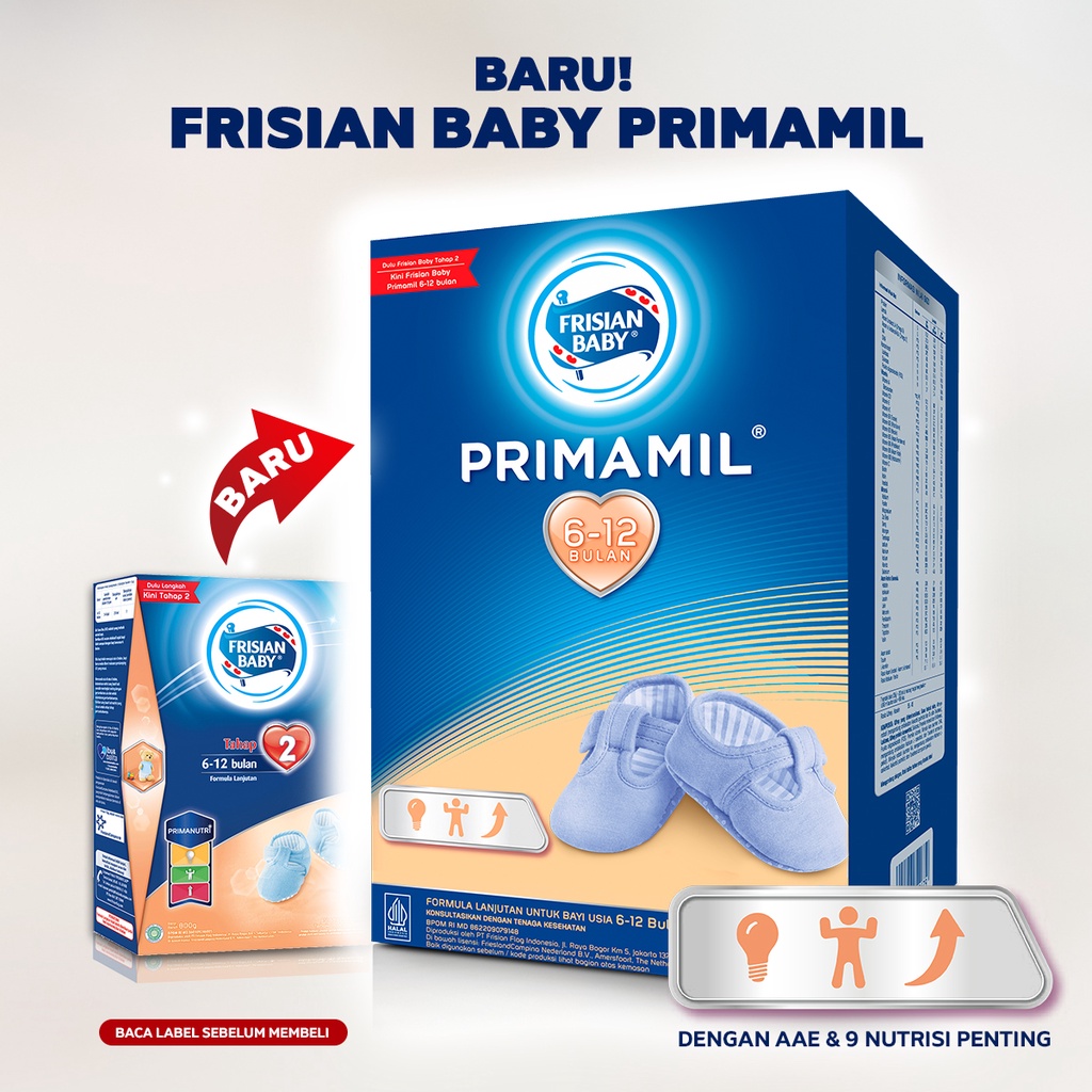 Frisian Flag Primamil 6-12 Bulan 1500g