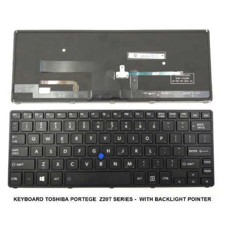 KEYBOARD TOSHIBA PORTEGE Z20 Z20T Z20TB Z20T-B Z20T-B2110