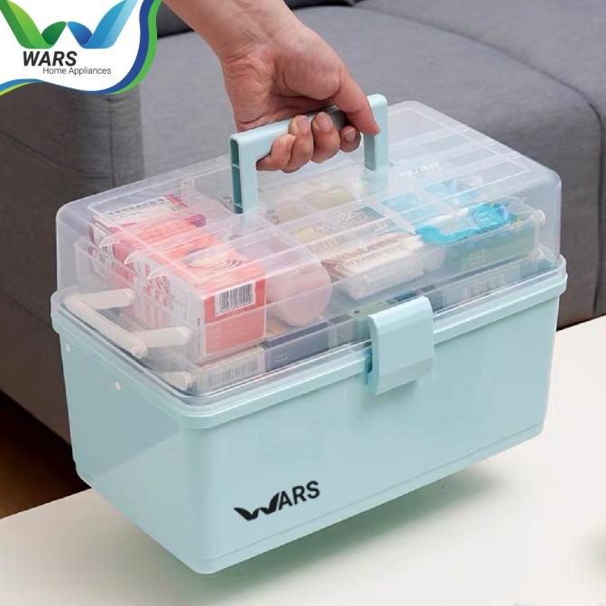 Box Organizer Kotak Tempat Penyimpanan Mainan Anak / Obat P3K 3 Susun HOT SALE
