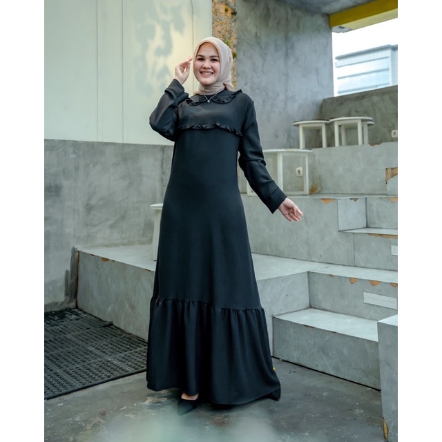 JOSHIN Vega Gamis Crinkle Airflow - Gamis Longdress Hijab