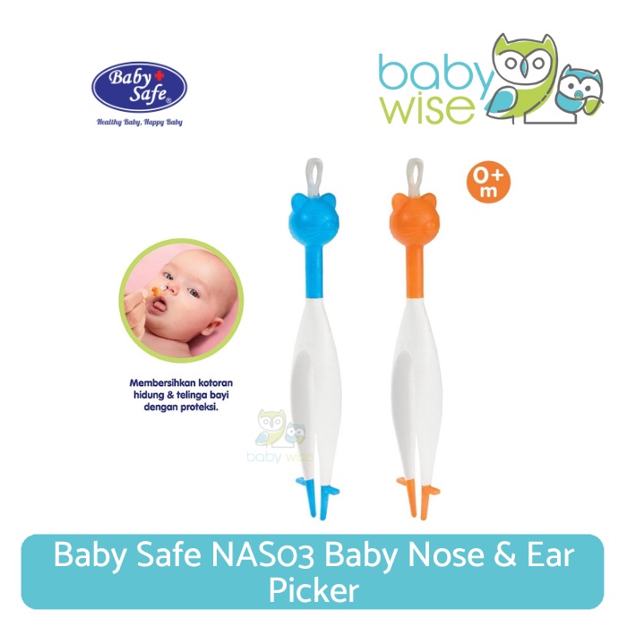 Baby Safe NAS03 Baby Nose &amp; Ear Picker - Pembersih Telinga dan Hidung