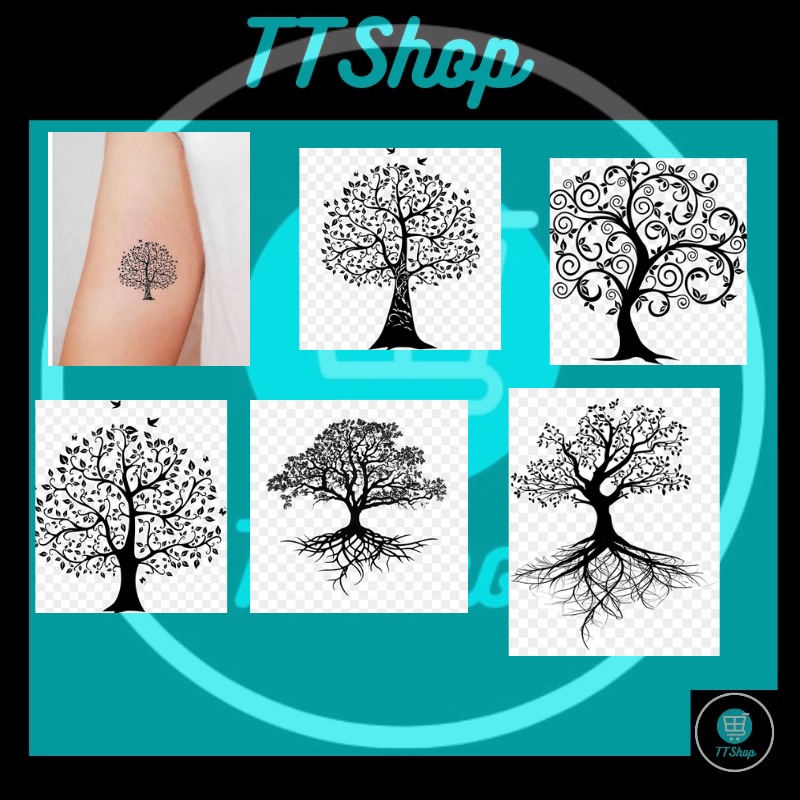 Tato temporer tahan lama dan anti air gambar pohon kehidupan tapi sampai sebulan ,tato temporary sem