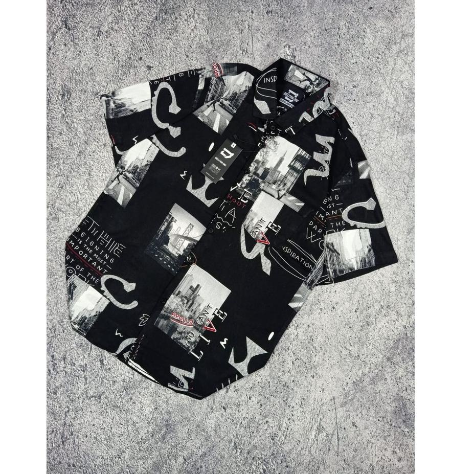 MURAH MERIAH Kemeja rayon motif I kemeja bunga I kemeja pantai - Kemeja Kasual Pria Motif pendek