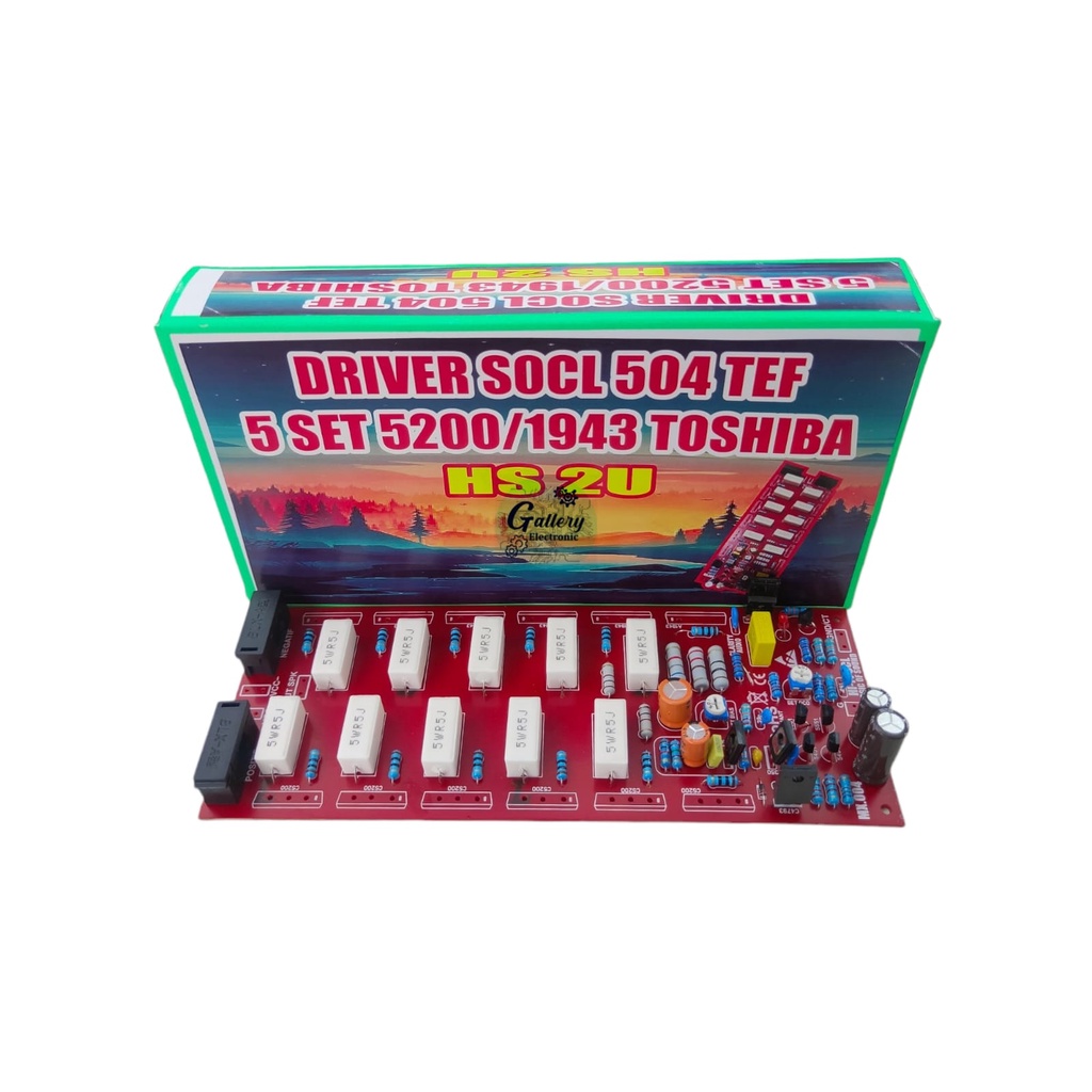 Kit Driver SOCL 504 TEF 500 Watt + PCB Final 5 set Final 2U