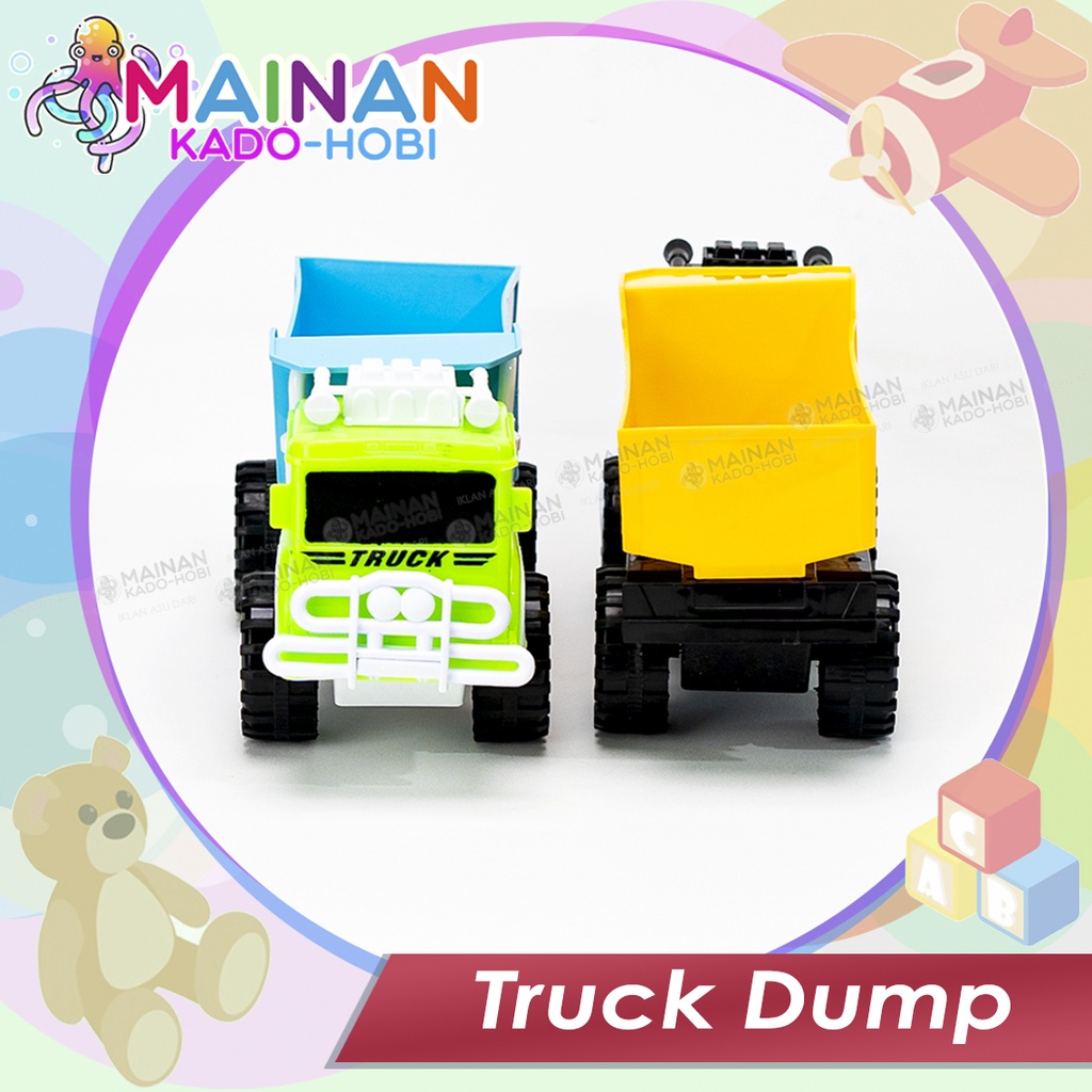 HADIAH ULANG TAHUN ANAK MAINAN PREMIUM ANAK MINIATUR DIECAST CAR DUMP TRUCK MOBIL TRUK KONSTRUKSI