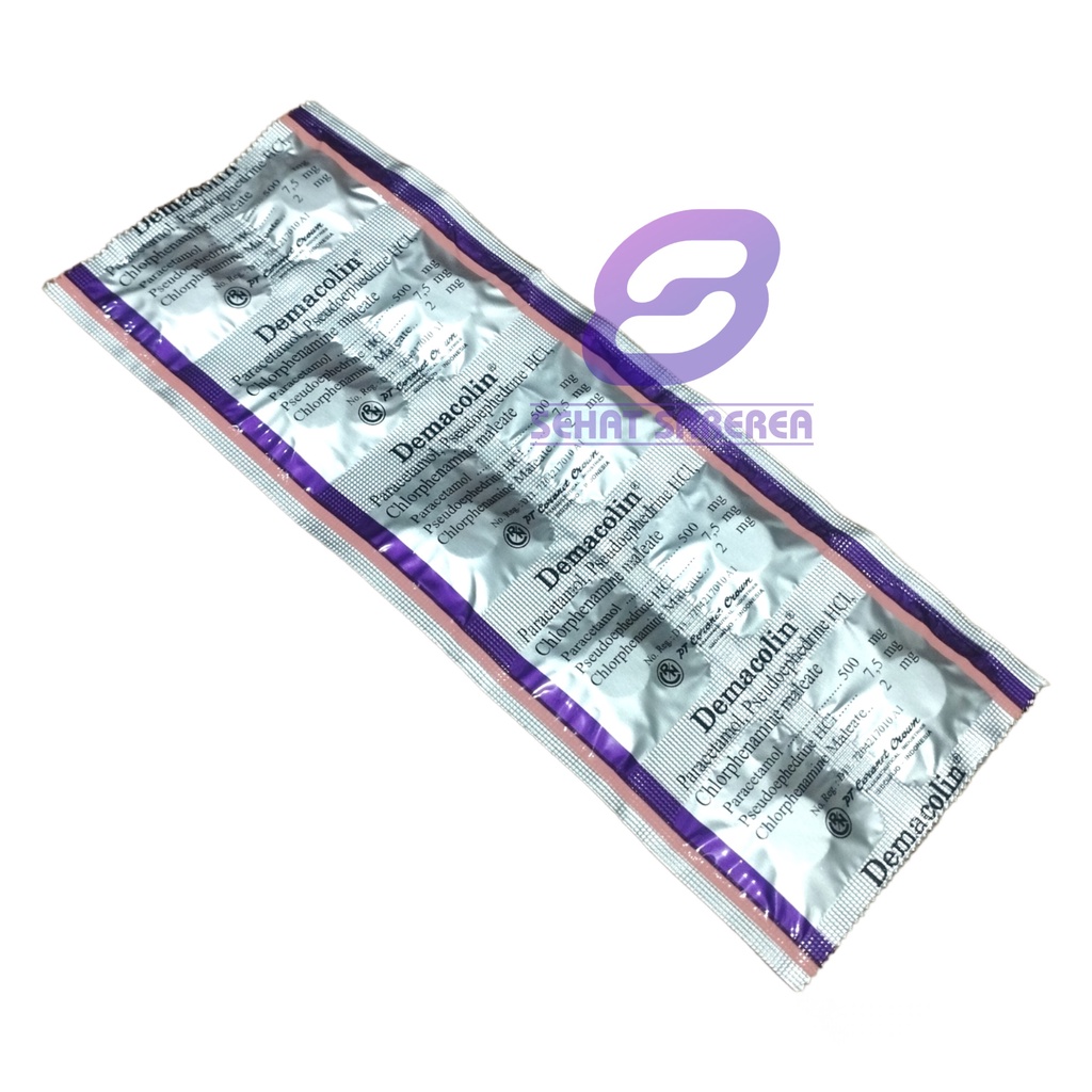 Demacolin Strip 10 Tablet