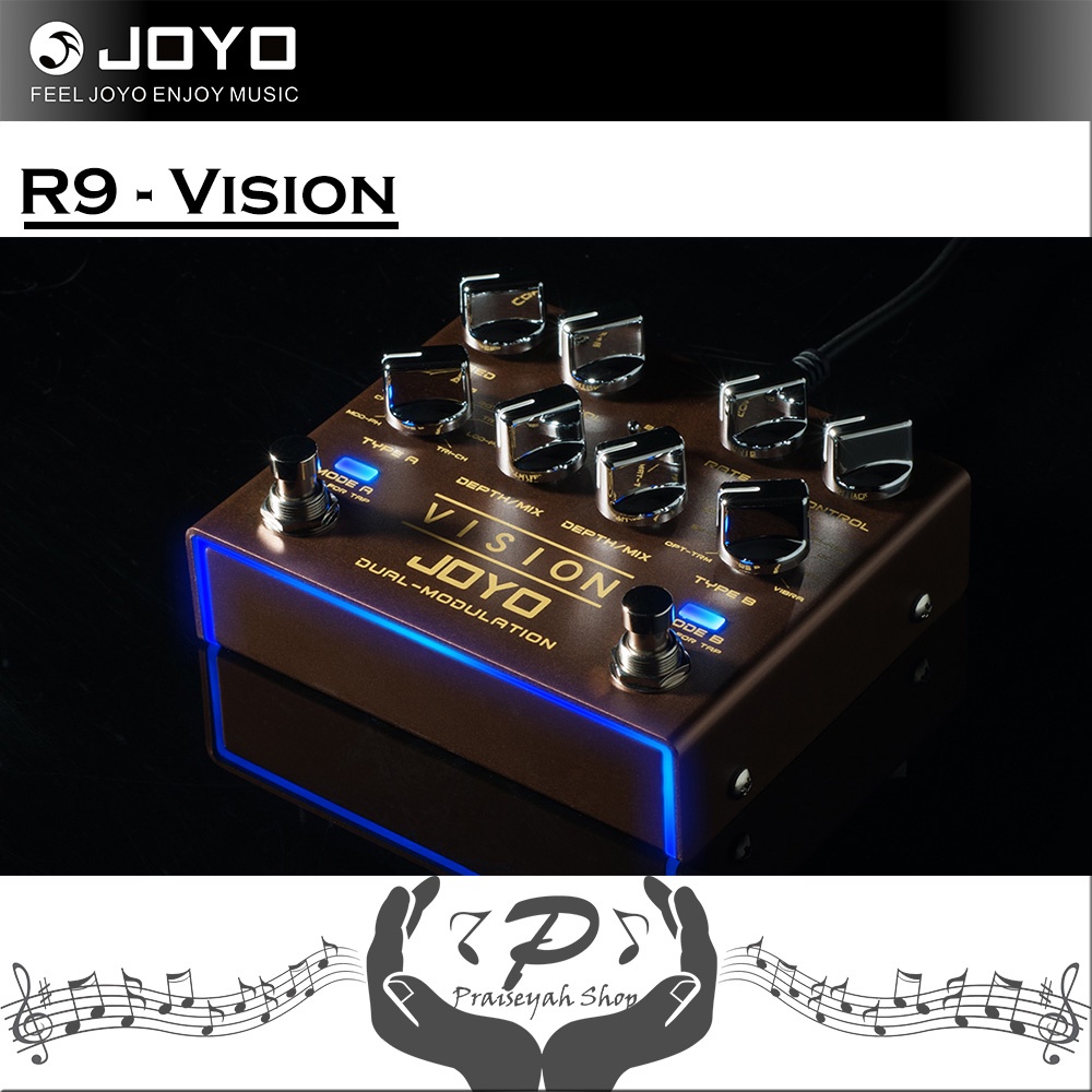 Joyo R09 Vision Pedal Efek Gitar Modulation Original R-09