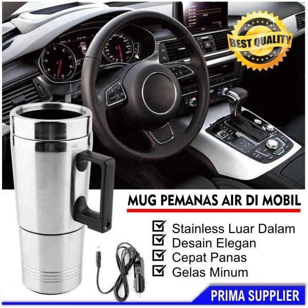 Terlaris Pemanas Air Di Mobil Mug Stainless Elektrik Pemanas Air Mobil Car Mug