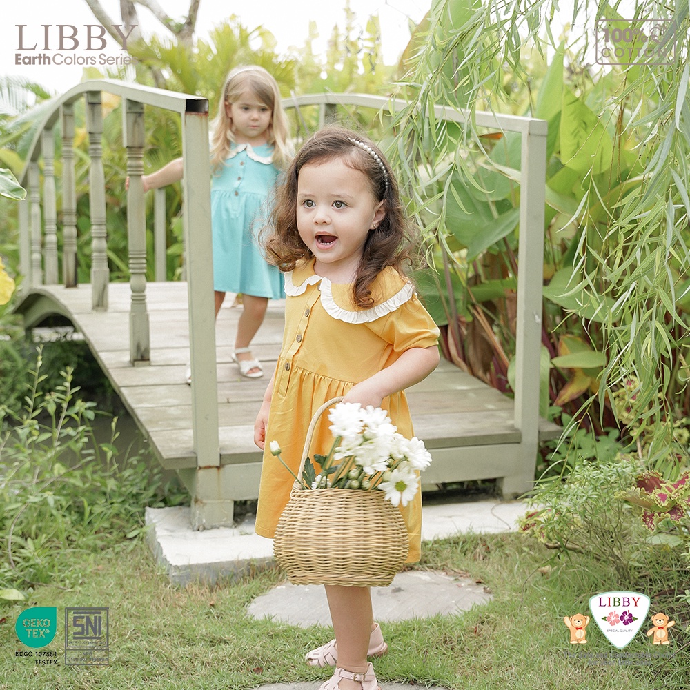 Libby Jolie Dress 6M-8Y Libby Earth Series Dress Ruffle CBKS