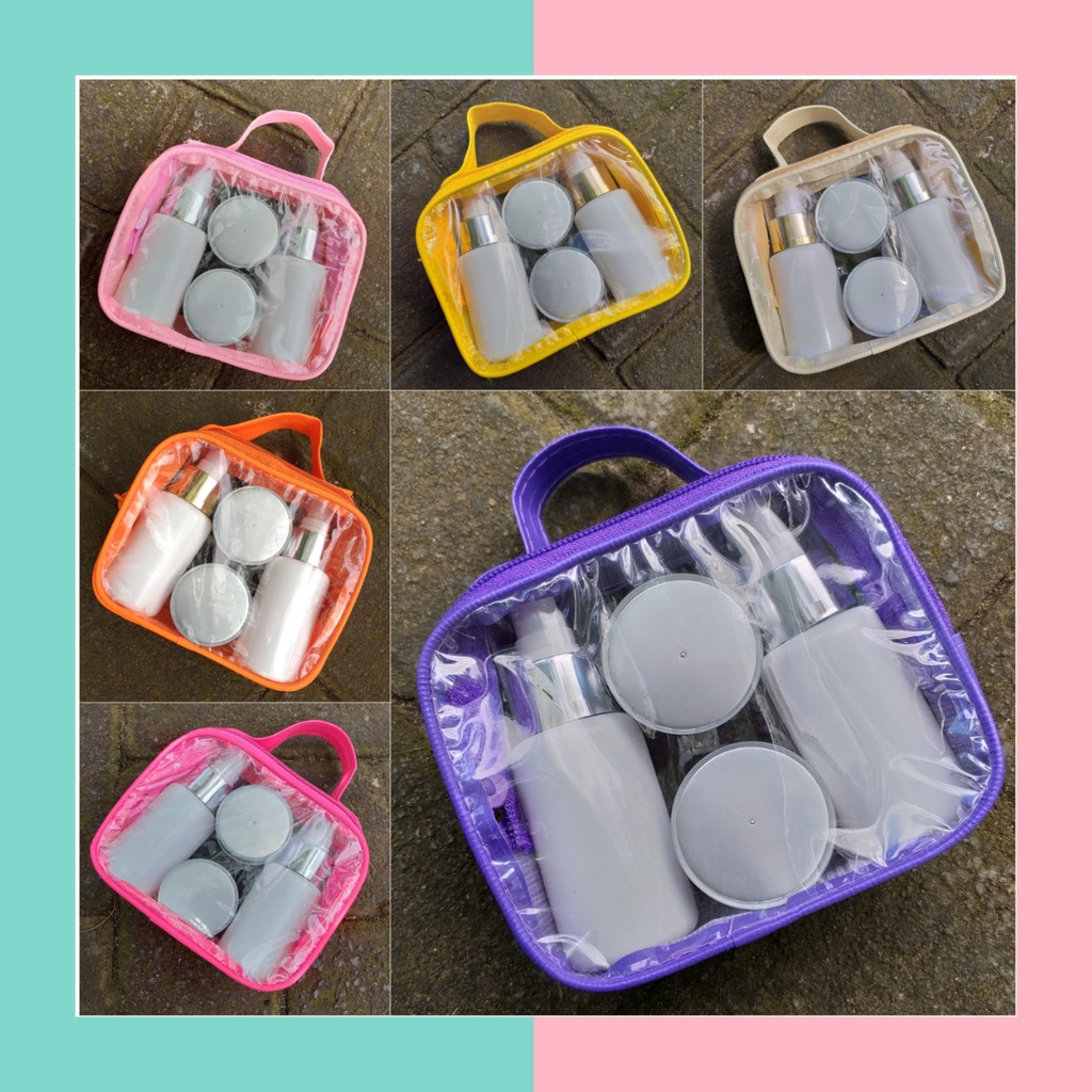 [ WAK ] POUCH KOSMETIK - TAS KOSMETIK - POUCH MIKA TRANSPARANT