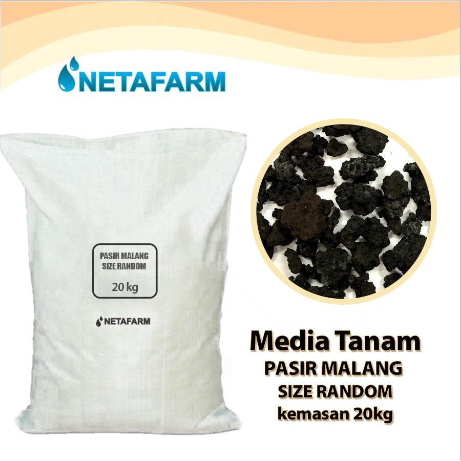 Media Tanam - PASIR MALANG VULKANIK Size RANDOM isi 20 kg