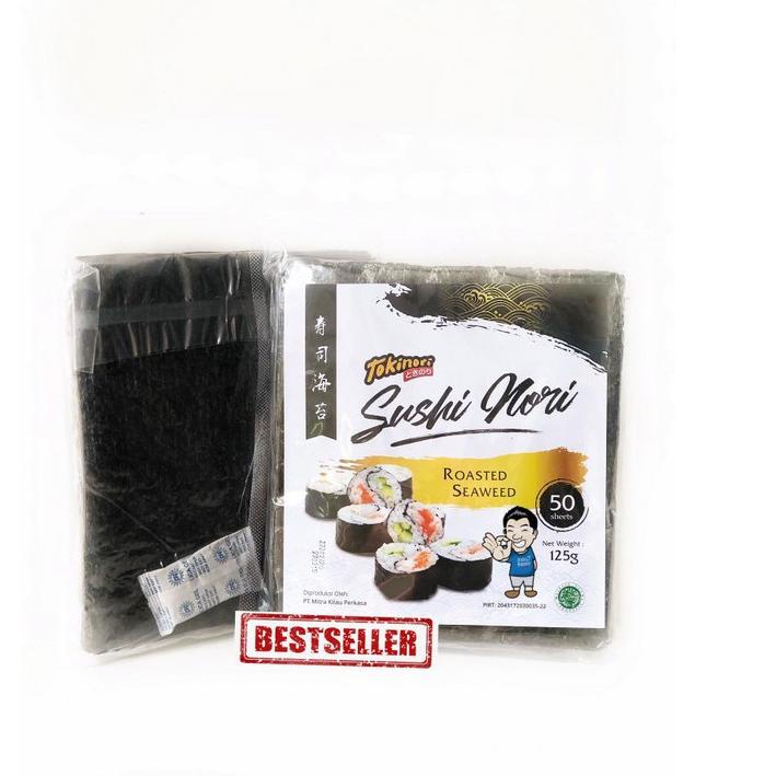 

☆ Tokinori Yaki Sushi Nori- Roasted Seaweed- Rumput Laut 50pc ➦