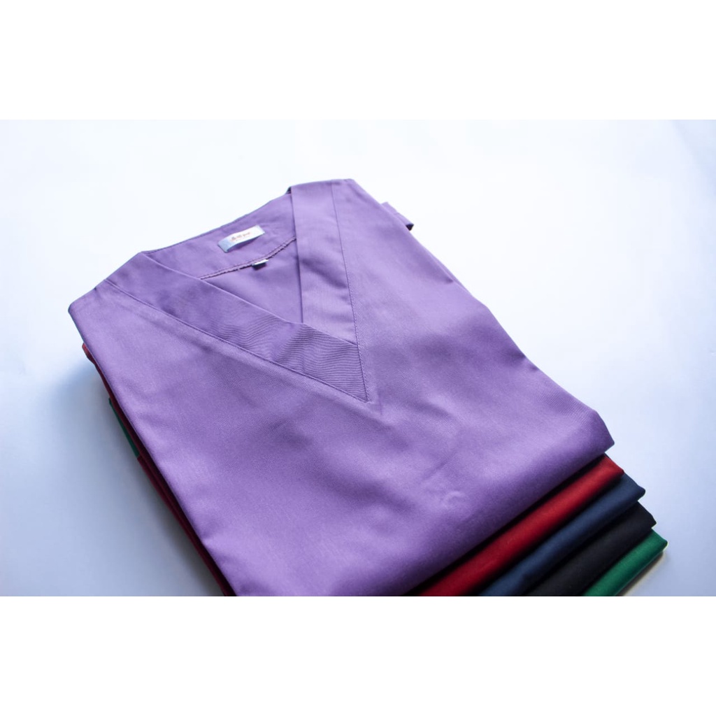 Baju Jaga/Scrub Medis/Baju Operasi/Seragam Medis/Baju OKA (Lengan Pendek) PREMIUM
