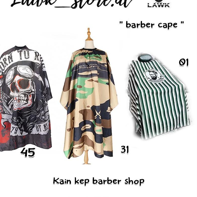 ▼ Kain kep cukur rambut / kain kep / penutup potong rambut barbercape ♤