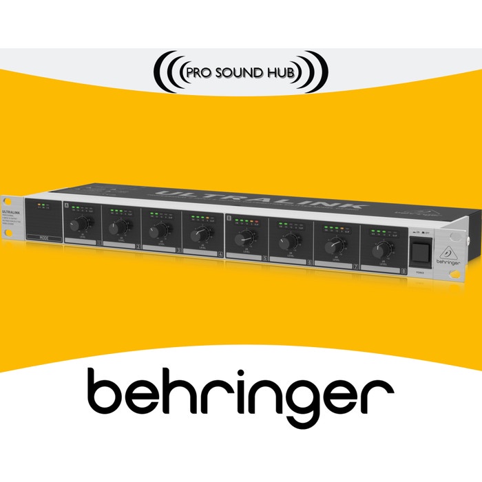 Sound Behringer Ds2800 Ds-2800 Splitter Audio Distributor 2 In 8 Channel Out
