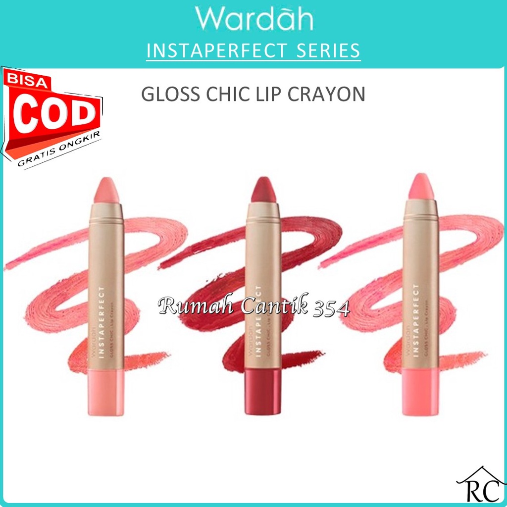 Wardah Instaperfect GLOSS CHIC Lip Crayon 2.7 g - Lipstick Gloss