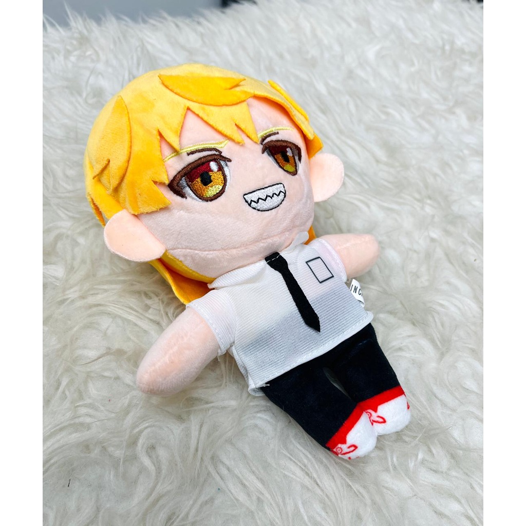 Boneka Denji Casual Chainsawman Chibi Anime Gantungan Cermin dan Kaca Mobil