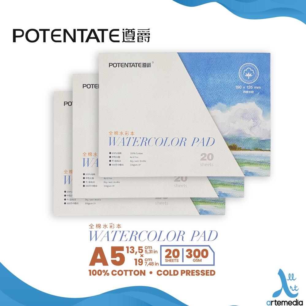 

Watercolor Pad Potentate Cotton A5 Watercolor Paper Block