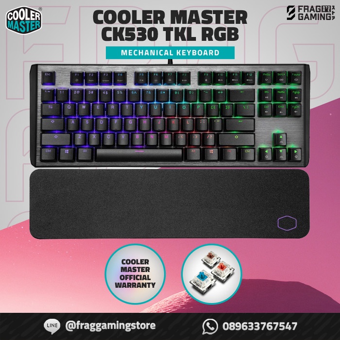 Best Seller Cooler Master Ck530 V2 Cm Ck530 Tkl Rgb Mechanical Gaming Keyboard
