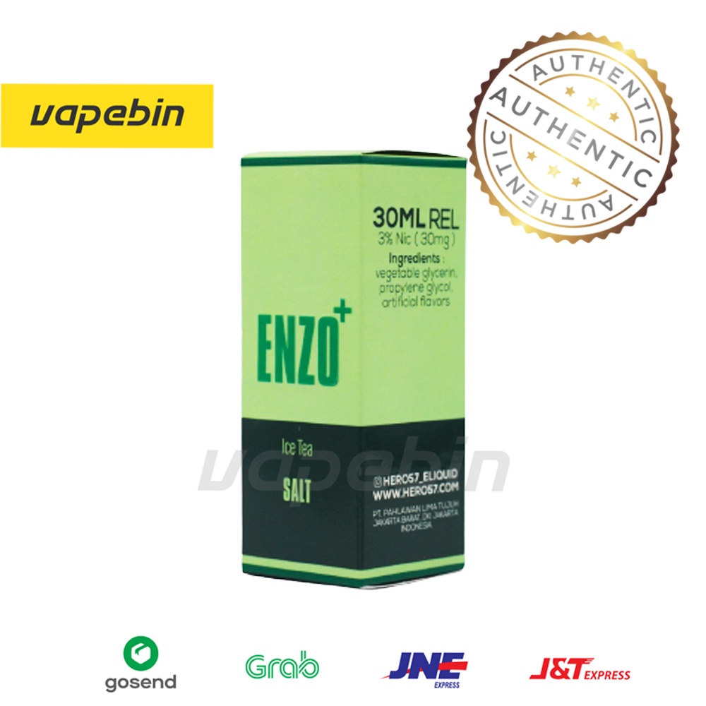 LIQUID ENZO ICE TEA SALTNIC - ENZO SALT TEA ICE 30ML