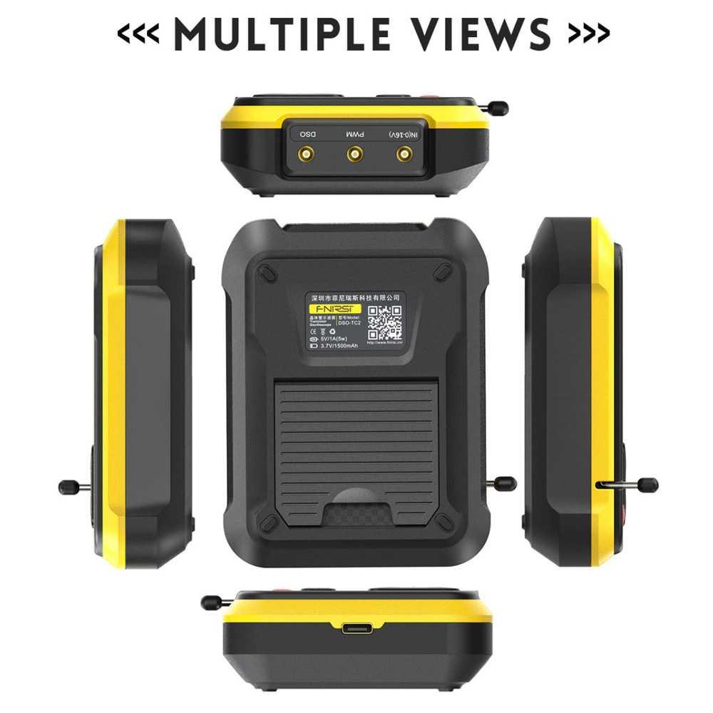 FNIRSI 2 in 1 Transistor Tester &amp; Digital Oscilloscope Handheld - DSO-TC2 - Yellow